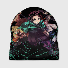 Шапка 3D с принтом DEMON SLAYER KIMETSU NO YAIBA | КЛИНОК РАССЕКАЮЩИЙ ДЕМОНОВ в Рязани, 100% полиэстер | универсальный размер, печать по всей поверхности изделия | demon slayer | kimetsu no yaiba | nezuko | shinobu | slayer | tanjiro | zenitsu | гию томиока | зенитсу | зенитцу | иноске хашибира | клинок рассекающий демонов | незуко | танджиро | шинобу кочо