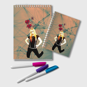 Блокнот с принтом Avril Lavigne в Рязани, 100% бумага | 48 листов, плотность листов — 60 г/м2, плотность картонной обложки — 250 г/м2. Листы скреплены удобной пружинной спиралью. Цвет линий — светло-серый
 | avril lavigne | аврил лавин | блондиника | музыка | рок
