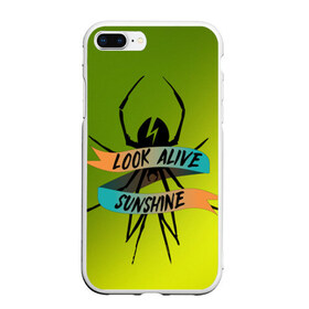 Чехол для iPhone 7Plus/8 Plus матовый с принтом Look alive sunshine в Рязани, Силикон | Область печати: задняя сторона чехла, без боковых панелей | alive | look | my chemical | rok | romance | sunshine