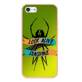 Чехол для iPhone 5/5S матовый с принтом Look alive sunshine в Рязани, Силикон | Область печати: задняя сторона чехла, без боковых панелей | alive | look | my chemical | rok | romance | sunshine