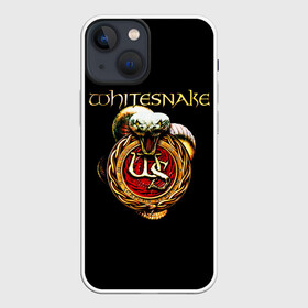 Чехол для iPhone 13 mini с принтом Whitesnake в Рязани,  |  | blues rockglam metalheavy metal | david coverdale | hard rock | whitesnake | белая змея | блюз рок | глэм метал | дэвид ковердэйл | змея | хард рок | хеви метал