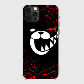 Чехол для iPhone 12 Pro Max с принтом MONOKUMA в Рязани, Силикон |  | anime | bear | black  white | danganronpa | kurokuma | monodam | monokuma | monomi | monotaro | rabbit | school | shirokuma | аниме | главарь | мoноми | монокума | черно белый | школа