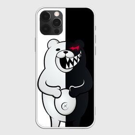 Чехол для iPhone 12 Pro Max с принтом MONOKUMA в Рязани, Силикон |  | anime | bear | black  white | danganronpa | kurokuma | monodam | monokuma | monomi | monotaro | rabbit | school | shirokuma | аниме | главарь | мoноми | монокума | черно белый | школа