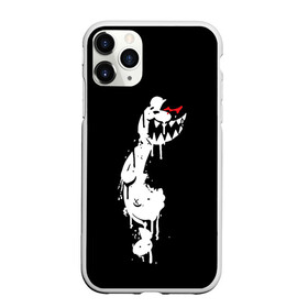 Чехол для iPhone 11 Pro матовый с принтом MONOKUMA в Рязани, Силикон |  | Тематика изображения на принте: anime | bear | black | danganronpa | japan | monokuma | white | аниме | белое | медведь | монокума | черное | япония