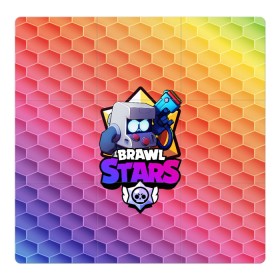 Магнитный плакат 3Х3 с принтом BRAWL STARS 8-BIT в Рязани, Полимерный материал с магнитным слоем | 9 деталей размером 9*9 см | Тематика изображения на принте: 8 bit | bibi | brawl stars | brock | bull | crow | dinomike | el primo | leon | mobile game | nita | poko | ricochet | stars | tara | бравл старс | ворон | леон | мобильные игры