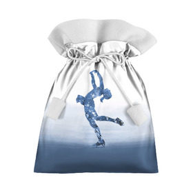 Подарочный 3D мешок с принтом Фигурное катание в Рязани, 100% полиэстер | Размер: 29*39 см | figure skating | коньки | конькобежный спорт | фигурное катание