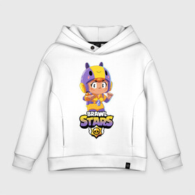 Детское худи Oversize хлопок с принтом BRAWL STARS BEA. в Рязани, френч-терри — 70% хлопок, 30% полиэстер. Мягкий теплый начес внутри —100% хлопок | боковые карманы, эластичные манжеты и нижняя кромка, капюшон на магнитной кнопке | bea | bibi | brawl stars | colt | crow | el brown | leon | leon shark | max | nita | sally leon | shark | акула | беа | берли | биби | бравл старс | браун | ворон | кольт | леон | леон акула | макс | нита | шелли