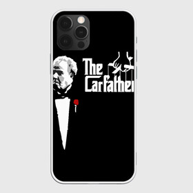 Чехол для iPhone 12 Pro с принтом The Carfather Top Gear в Рязани, силикон | область печати: задняя сторона чехла, без боковых панелей | godfather | grand tour | jeremy clarkson | the carfather | top gear | авто | ведущий | гран тур | джереми кларксон | крёстный отец | топ гир