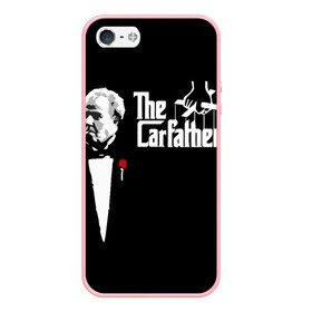 Чехол для iPhone 5/5S матовый с принтом The Carfather Top Gear в Рязани, Силикон | Область печати: задняя сторона чехла, без боковых панелей | Тематика изображения на принте: godfather | grand tour | jeremy clarkson | the carfather | top gear | авто | ведущий | гран тур | джереми кларксон | крёстный отец | топ гир