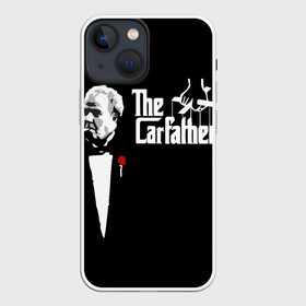 Чехол для iPhone 13 mini с принтом The Carfather Top Gear в Рязани,  |  | godfather | grand tour | jeremy clarkson | the carfather | top gear | авто | ведущий | гран тур | джереми кларксон | крёстный отец | топ гир