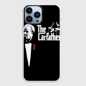 Чехол для iPhone 13 Pro Max с принтом The Carfather Top Gear в Рязани,  |  | Тематика изображения на принте: godfather | grand tour | jeremy clarkson | the carfather | top gear | авто | ведущий | гран тур | джереми кларксон | крёстный отец | топ гир