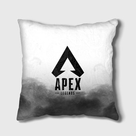 Подушка 3D с принтом APEX LEGENDS в Рязани, наволочка – 100% полиэстер, наполнитель – холлофайбер (легкий наполнитель, не вызывает аллергию). | состоит из подушки и наволочки. Наволочка на молнии, легко снимается для стирки | apex | apex legends | battle | battle royal | bloodhound | titanfall | wraith | апекс | апекс легендс | батл рояль | битва | война | каустик | королевская битва