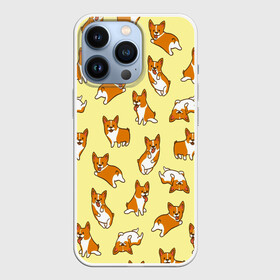 Чехол для iPhone 13 Pro с принтом Корги в Рязани,  |  | Тематика изображения на принте: corgi | dog | dogs | корги | мило | собаки | собачки