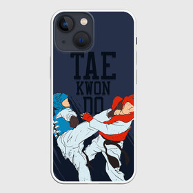 Чехол для iPhone 13 mini с принтом Taekwondo в Рязани,  |  | Тематика изображения на принте: taekwondo | восточные единоборства | единоборства | теквондо | тхэквондо | тэквондо