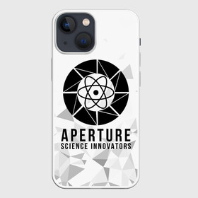 Чехол для iPhone 13 mini с принтом PORTAL в Рязани,  |  | aperture laboratories | glados | portal | portal 2 | valve | гладос | портал | портал 2 | челл