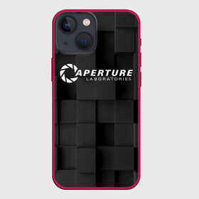 Чехол для iPhone 13 mini с принтом PORTAL в Рязани,  |  | aperture laboratories | glados | portal | portal 2 | valve | гладос | портал | портал 2 | челл