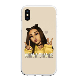 Чехол для iPhone XS Max матовый с принтом Ariana Grande (Ариана Гранде) в Рязани, Силикон | Область печати: задняя сторона чехла, без боковых панелей | ariana grande | актриса | американская певица | ариана | ариана гранде | гранде | девушка | музыка | певица | песни | продюсер