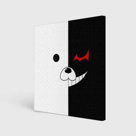 Холст квадратный с принтом Monokuma в Рязани, 100% ПВХ |  | anime | character | dangan ronpa | kawai | manga | аниме | анимэ | глаз | данганронпа | двухцветная | директор | злодей | из | изображение | кавай | крутой | лицо | манга | медведь | милый | мишка | на груди | необычный | нос