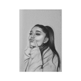 Обложка для паспорта матовая кожа с принтом Ariana Grande (Ариана Гранде) в Рязани, натуральная матовая кожа | размер 19,3 х 13,7 см; прозрачные пластиковые крепления | Тематика изображения на принте: ariana grande | актриса | американская певица | ариана | ариана гранде | гранде | девушка | музыка | певица | песни | продюсер