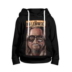 Детская толстовка 3D с принтом The Big Lebowski в Рязани, 100% полиэстер | двухслойный капюшон со шнурком для регулировки, мягкие манжеты на рукавах и по низу толстовки, спереди карман-кенгуру с мягким внутренним слоем | Тематика изображения на принте: big | lebowski | the | большой | кинофильм | лебовски