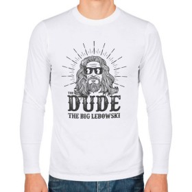 Мужской лонгслив хлопок с принтом The Big Lebowski в Рязани, 100% хлопок |  | 2020 | art | big lebowski | dude | english | film | movie | poster | retro | актёр | америка | английский | арт | бог | большой лебовски | братья | год | джефф бриджес | звёзды | кино | лебовский | леон | на английском | надпись