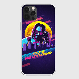 Чехол для iPhone 12 Pro Max с принтом You Are Breathtaking! в Рязани, Силикон |  | breathtaking | cyber | cyberpunk | cyberpunk2077 | keanu reeves | киану | киану ривз | киберпанк | киберпанк 2077 | ретро | ривз