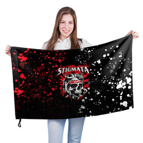 Флаг 3D с принтом Stigmata | Стигмата (Z) в Рязани, 100% полиэстер | плотность ткани — 95 г/м2, размер — 67 х 109 см. Принт наносится с одной стороны | music | rock | stigmata | альтернатива | музыка | рок | стигмата | тарас уманскии