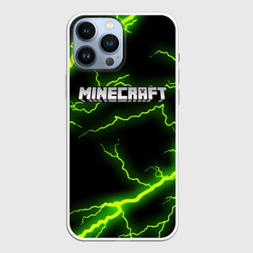 Чехол для iPhone 13 Pro Max с принтом MINECRAFT STORM в Рязани,  |  | block | creeper | cube | minecraft | pixel | блок | геометрия | крафт | крипер | кубики | майнкрафт | пиксели