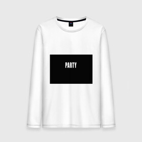 Мужской лонгслив хлопок с принтом Hard PARTY в Рязани, 100% хлопок |  | hard party | party | pati | вечеринка | как у томби | пати | хард пати | что было дальше