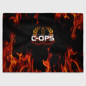 Плед 3D с принтом CRITICAL OPS (C-OPS). в Рязани, 100% полиэстер | закругленные углы, все края обработаны. Ткань не мнется и не растягивается | c ops | critical ops | cs go | esport | fbi | free fire | game | ops | swat | игра | к опс | киберспорт | критикал | критикал опс | критические операции | опс | сват | фбр | экшен