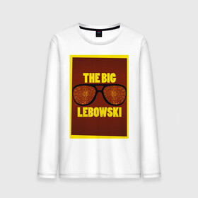 Мужской лонгслив хлопок с принтом The Big Lebowski в Рязани, 100% хлопок |  | the big lebowski | большой лебовски | кино | персонаж | чувак