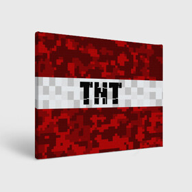 Холст прямоугольный с принтом MINECRAFT TNT / МАЙНКРАФТ ТНТ в Рязани, 100% ПВХ |  | block | creeper | cube | minecraft | pixel | блок | геометрия | крафт | крипер | кубики | майнкрафт | пиксели