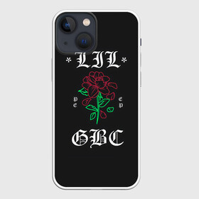 Чехол для iPhone 13 mini с принтом Peep Rose в Рязани,  |  | gbc | hip hop | lil | logo | peep | rap | rock | rose | знаменитости. эмо | известный | исполнитель | пип | рок | рэп | хип хоп