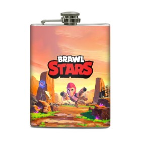 Фляга с принтом Brawl Stars. Colt в Рязани, металлический корпус | емкость 0,22 л, размер 125 х 94 мм. Виниловая наклейка запечатывается полностью | bo | brawl | brock | bull | colt | dynamike | elprimo | jessie | leon | moba | nita | shelly | stars | бо | брок | булл | джесси | динамайк | кольт | леон | нита | шелли | эльпримо