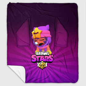 Плед с рукавами с принтом brawl stars sandy в Рязани, 100% полиэстер | Закругленные углы, все края обработаны. Ткань не мнется и не растягивается. Размер 170*145 | brawl stars | brawl stars sandy | legendary brawler | leon | leon shark | sandy | shark | stars | акула | бравл стар сэнди | леон акула | сенди | сэнди