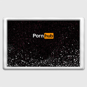 Магнит 45*70 с принтом PornHub | ПОРНХАБ (Z) в Рязани, Пластик | Размер: 78*52 мм; Размер печати: 70*45 | brazzers | hub | бразерс