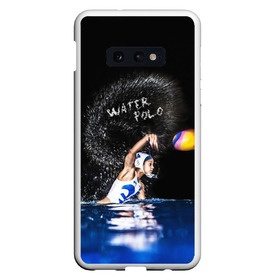 Чехол для Samsung S10E с принтом Water polo в Рязани, Силикон | Область печати: задняя сторона чехла, без боковых панелей | polo | water polo | вода | водное поло | водный спорт | плавание | пловец | поло | спорт