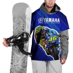 Накидка на куртку 3D с принтом Valentino Rossi в Рязани, 100% полиэстер |  | bike | bikes | moto | moto gp | motogp | rossi | vale | valentino rossi | yamaha | yamaha motogp | байкер | вале | валентино росси | мото | мото гп | мотогонки | мотогп | мотоцикл | мотоциклист | мотоциклы | росси