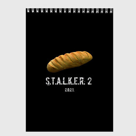 Скетчбук с принтом STALKER 2 Батон в Рязани, 100% бумага
 | 48 листов, плотность листов — 100 г/м2, плотность картонной обложки — 250 г/м2. Листы скреплены сверху удобной пружинной спиралью | Тематика изображения на принте: mem | metro | stalker | stalker 2 | еда | игра | из игры | мем | метро 2033 | прикол | сталкер | сталкер 2 | сталкер батон | хлеб | юмор