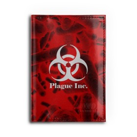 Обложка для автодокументов с принтом PLAGUE INC. в Рязани, натуральная кожа |  размер 19,9*13 см; внутри 4 больших “конверта” для документов и один маленький отдел — туда идеально встанут права | Тематика изображения на принте: molecule | plague inc | абстракция | бактерии | вирус | клетки | медицина | микробы | молекулы | наука | нейрон | нейроны | планета | текстура | текстуры | формула