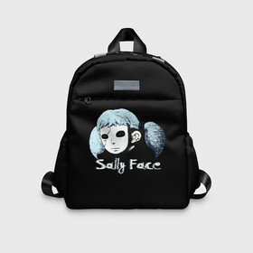 Детский рюкзак 3D с принтом Sally Face в Рязани, 100% полиэстер | лямки с регулируемой длиной, сверху петелька, чтобы рюкзак можно было повесить на вешалку. Основное отделение закрывается на молнию, как и внешний карман. Внутри дополнительный карман. По бокам два дополнительных кармашка | game | sally face | девушка | игра | маска | салли фейс