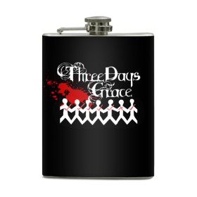 Фляга с принтом Three days grace в Рязани, металлический корпус | емкость 0,22 л, размер 125 х 94 мм. Виниловая наклейка запечатывается полностью | days | grace | three | three days grace | альтернативный метал | альтернативный рок | брэд уолст барри сток | гонтье | мэтт уолст | ню металнил сандерсон | постгранж | хард рок