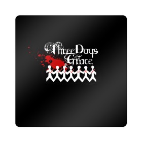 Магнит виниловый Квадрат с принтом Three days grace в Рязани, полимерный материал с магнитным слоем | размер 9*9 см, закругленные углы | Тематика изображения на принте: days | grace | three | three days grace | альтернативный метал | альтернативный рок | брэд уолст барри сток | гонтье | мэтт уолст | ню металнил сандерсон | постгранж | хард рок