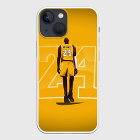 Чехол для iPhone 13 mini с принтом Kobe Bryant в Рязани,  |  | 24 | basketball | bryant | kobe | kobe bryant | kobe bryant 24 | lakers | los angeles lakers | mamba | баскетбол | кобе 24 | кобе брайант | кобе брайнт | коби брайант | коби брайн | лейкерс | номер 24