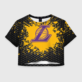 Женская футболка Crop-top 3D с принтом Kobe Bryant в Рязани, 100% полиэстер | круглая горловина, длина футболки до линии талии, рукава с отворотами | 24 | kobe | kobe bean bryant | lakers | los angeles | американский баскетболист | баскетбол | баскетболист | коби | коби бин брайант | лейкерс | лос анджелес | нью йорк