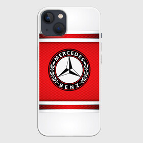 Чехол для iPhone 13 с принтом MERCEDES BENZ в Рязани,  |  | amg | auto | bmw | honda | jdm | mercedes | nissan | porsche | racing | sport | subar | toyota | автомобил | автомобильные | киа | лексус | марка | машины | митсубиси | ниссан | порше | спорт | субару | тесла | тойота | хонда