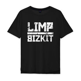 Мужская футболка хлопок Oversize с принтом LIMP BIZKIT в Рязани, 100% хлопок | свободный крой, круглый ворот, “спинка” длиннее передней части | Тематика изображения на принте: dj lethal | limp bizkit | rock | джон отто | лимп бизкит | майк смит | музыка | роб уотерс | рок | сэм риверс | терри бальзамо | уэс борланд | фред дёрст