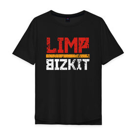 Мужская футболка хлопок Oversize с принтом LIMP BIZKIT в Рязани, 100% хлопок | свободный крой, круглый ворот, “спинка” длиннее передней части | dj lethal | limp bizkit | rock | джон отто | лимп бизкит | майк смит | музыка | роб уотерс | рок | сэм риверс | терри бальзамо | уэс борланд | фред дёрст