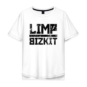 Мужская футболка хлопок Oversize с принтом LIMP BIZKIT в Рязани, 100% хлопок | свободный крой, круглый ворот, “спинка” длиннее передней части | Тематика изображения на принте: dj lethal | limp bizkit | rock | джон отто | лимп бизкит | майк смит | музыка | роб уотерс | рок | сэм риверс | терри бальзамо | уэс борланд | фред дёрст