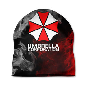 Шапка 3D с принтом UMBRELLA CORP в Рязани, 100% полиэстер | универсальный размер, печать по всей поверхности изделия | ada wong | biohazard | leon | nemesis | project resistance | raccoon city | re2 | resident evil 2 | rpd | stars | umbrella | ада вонг | амбрелла | немесис | ужасы